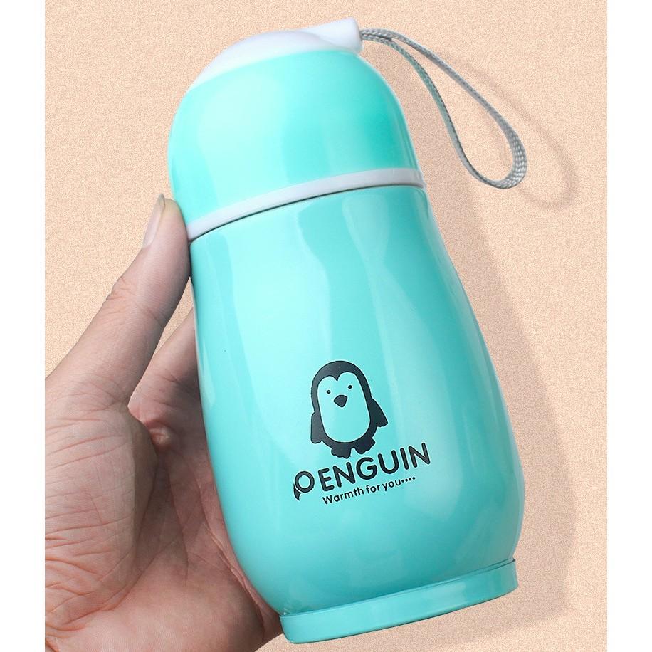 Bình đựng nước giữ nhiệt chim cánh cụt 300ml