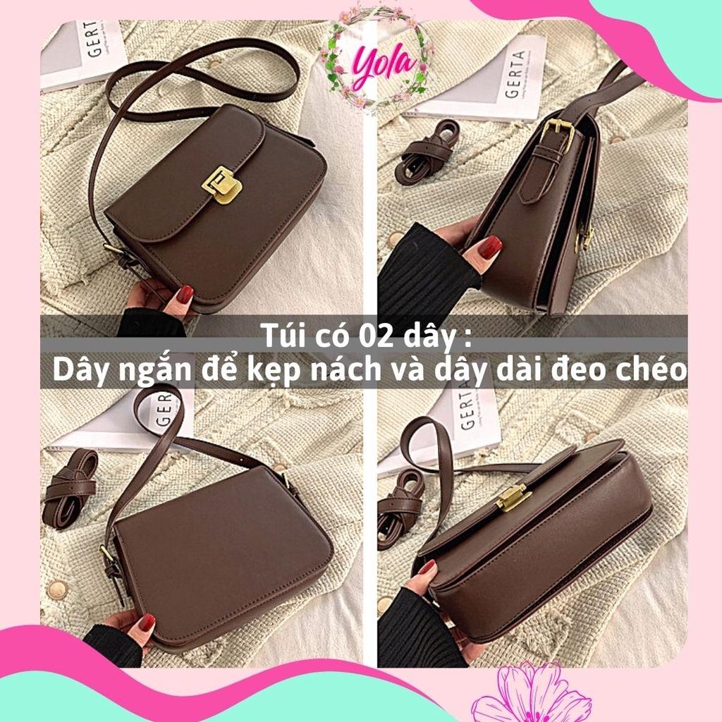 Túi đeo chéo nữ mini Giỏ xách nữ đeo vai thời trang nữ kẹp nách cao cấp Yola shop