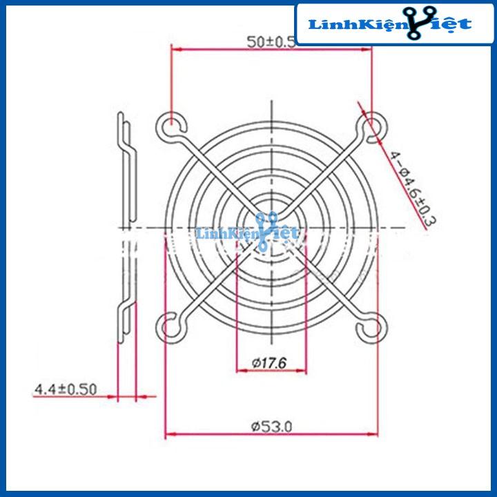 Lưới Bảo Vệ Quạt Tản Nhiệt Vuông