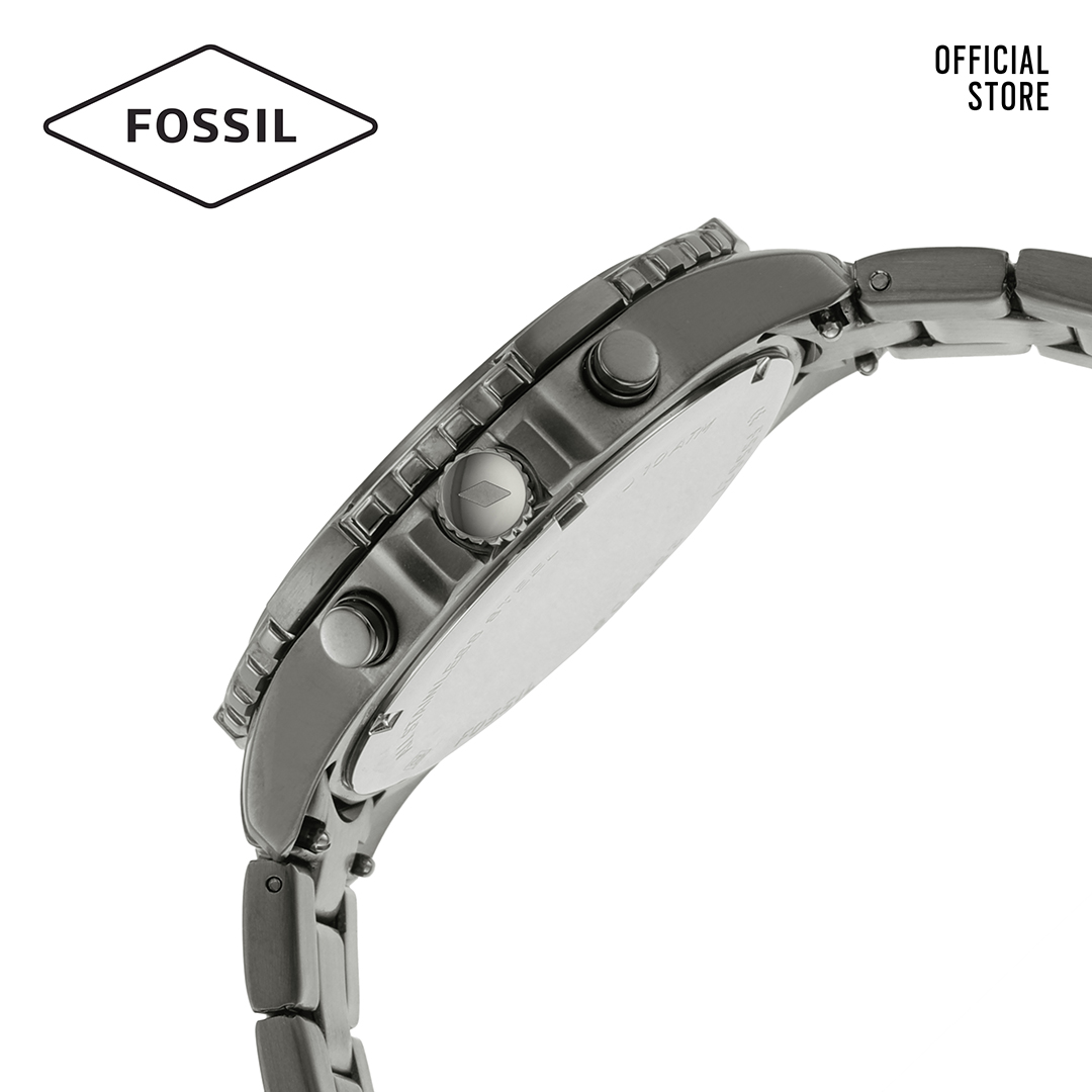 Đồng hồ nam FOSSIL dây thép không gỉ Garret FS5621 - màu xám