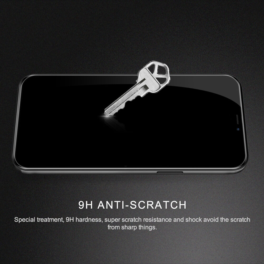 Miếng dán cường lực iPhone 12 Pro Max hiệu Nillkin Amazing CP+ Pro full màn hình 3D mỏng 0.23mm, Kính ACC Japan, Chống Lóa, Hạn Chế Vân Tay - Hàng chính hãng