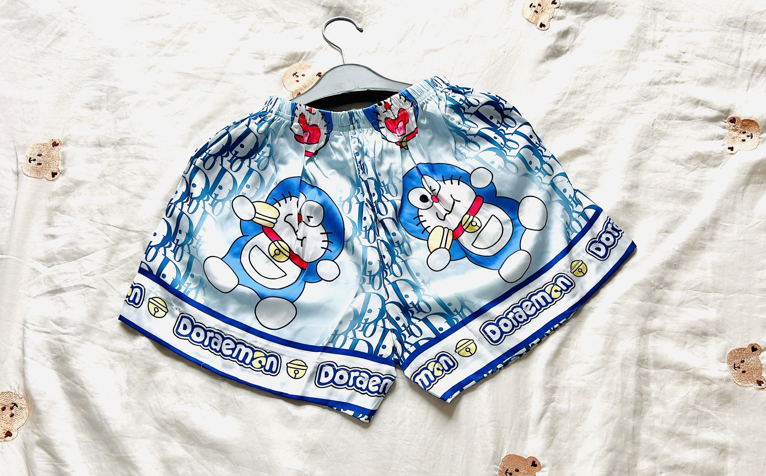 Bộ đồ ngủ Doraemon siêu dễ thương dưới 60kg dành cho nữ