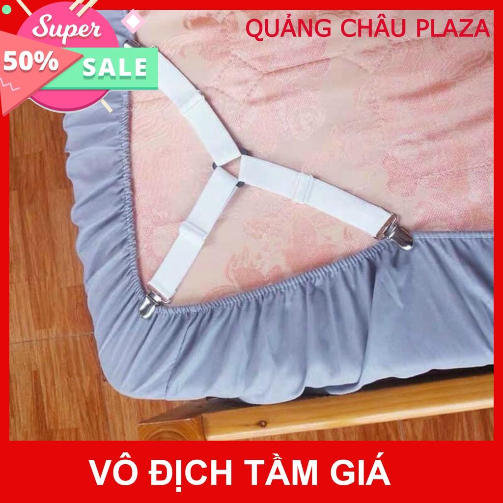 sét 4 Kẹp ga giường Giữ phẳng ga giường chóng vánh nhân tiện lợi