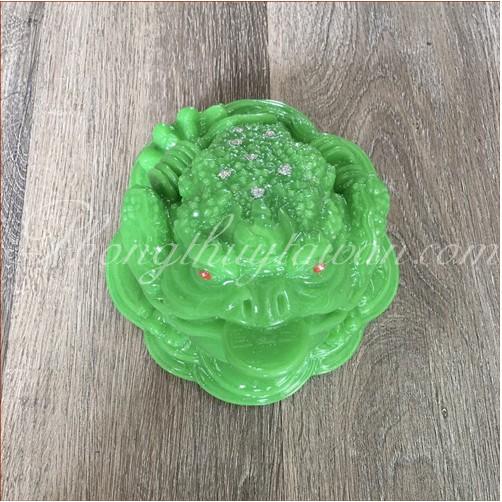 Thiềm Thừ Xanh Ngọc 18cm tặng