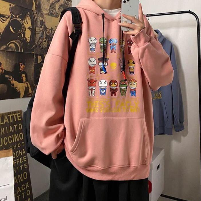 Áo hoodie nỉ unisex form rộng FACLY nam nữ phong cách thời trang kim gia