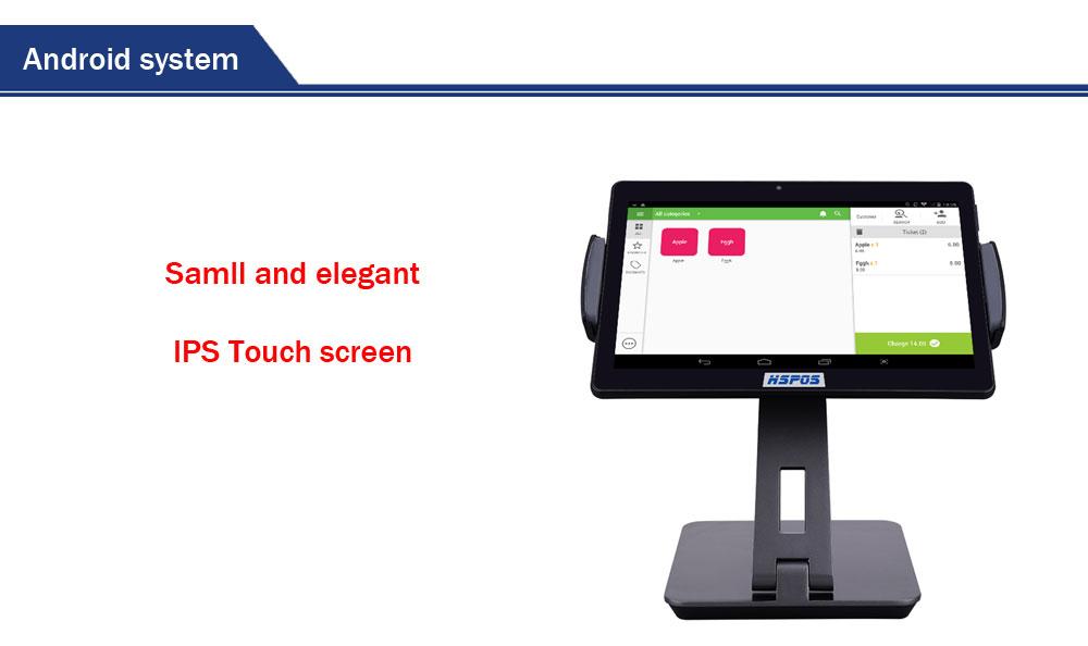 Máy tính bảng Android 10 inch bán lẻ Tất cả trong một Máy tính tiền POS Android có phần mềm