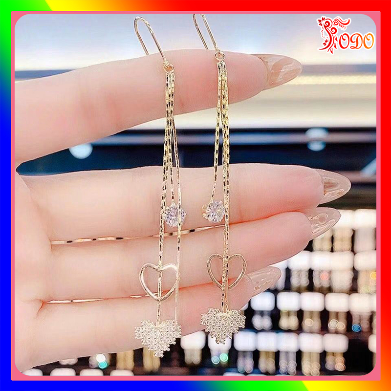 Bông tai kiểu đi biển cá tính đơn giản sang trọng Hàn Quốc BH527 thu đông đi làm xinh xắn -