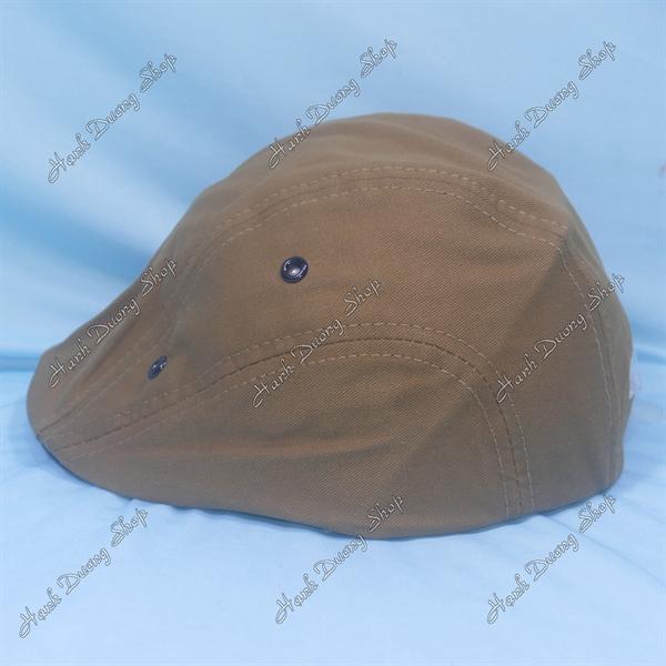 Nón mỏ vịt mũ beret có khóa tăng giảm size loại thường ( MVR03) - Bò đậm