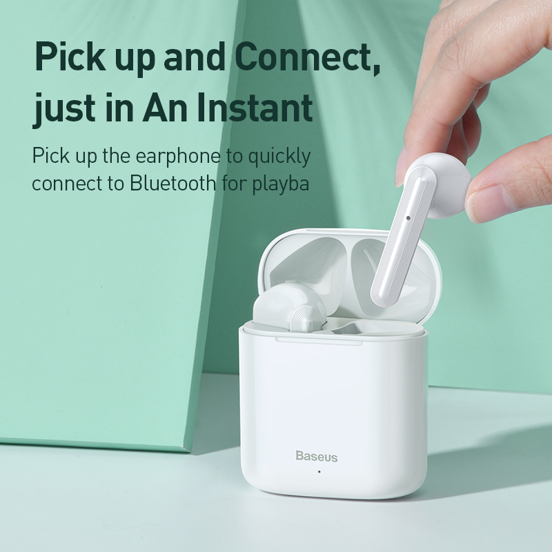 Tai nghe bluetooth cảm ứng Baseus Encok True Wireless W9- Hàng chính hãng
