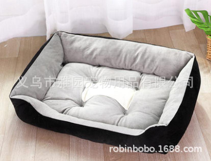 Phong cách mới nhất cũi chó bốn mùa đa năng có thể tháo rời và giặt được thảm mùa đông ấm mèo cũi giường cho chó cưng lớn chó nhỏ đồ dùng cho thú cưng