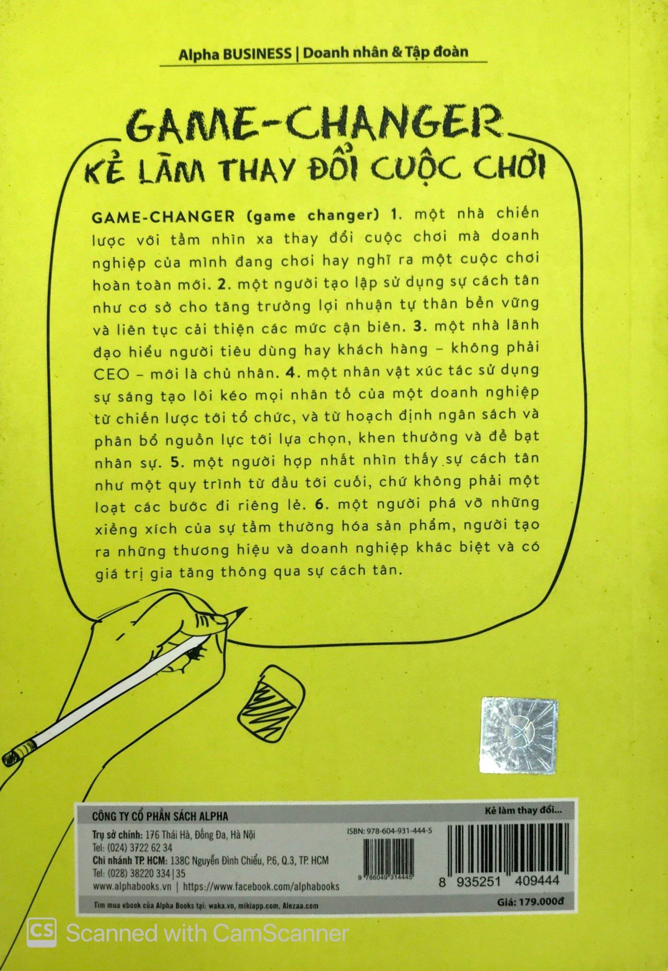 Kẻ Làm Thay Đổi Cuộc Chơi (Tái Bản 2018)