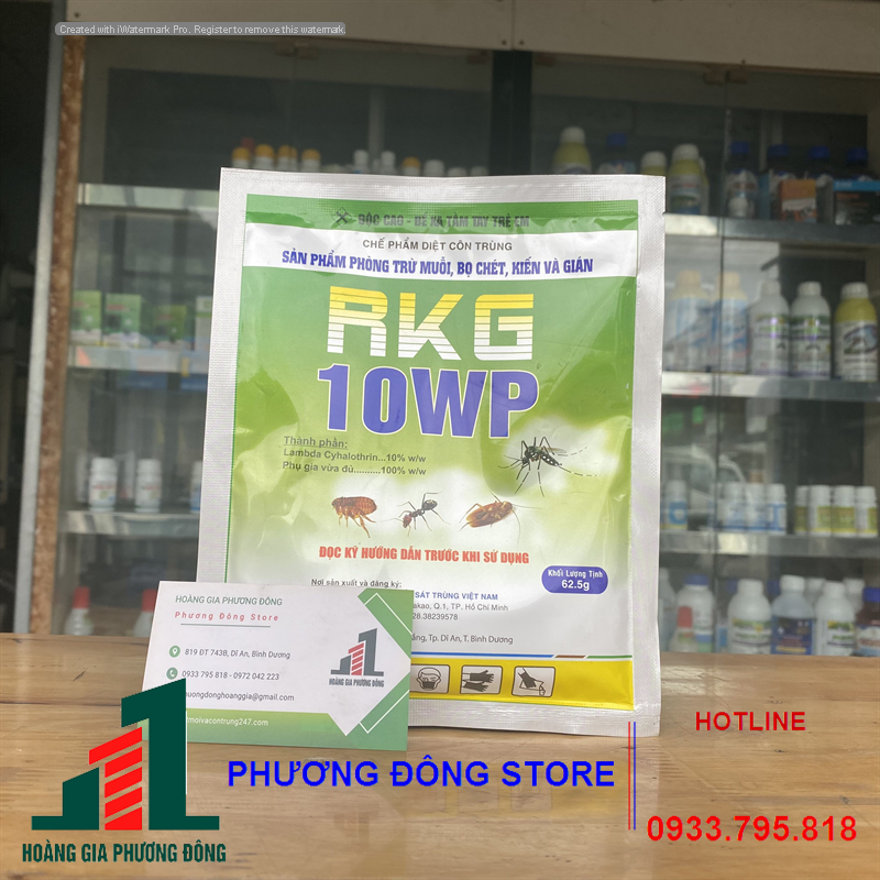 Thuốc diệt muỗi và côn trùng RKG 10WP