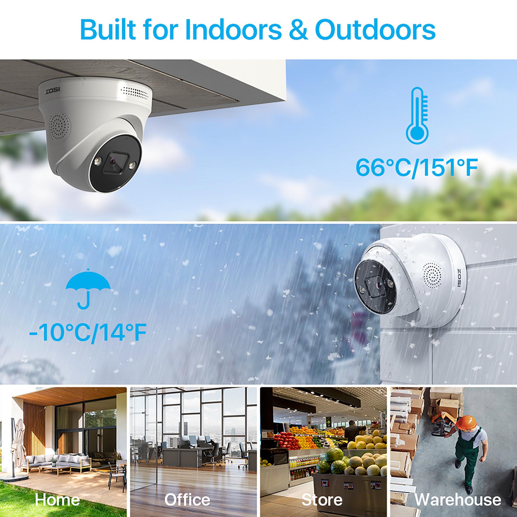 Hệ thống camera bảo mật của Zosi 4K Ultra HD 8MP IP CAMER