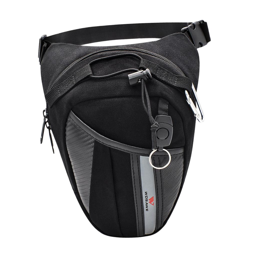 Multi Pockets Cycling Bag Running Sports Gym Waist Pouch & Adjustable Belt