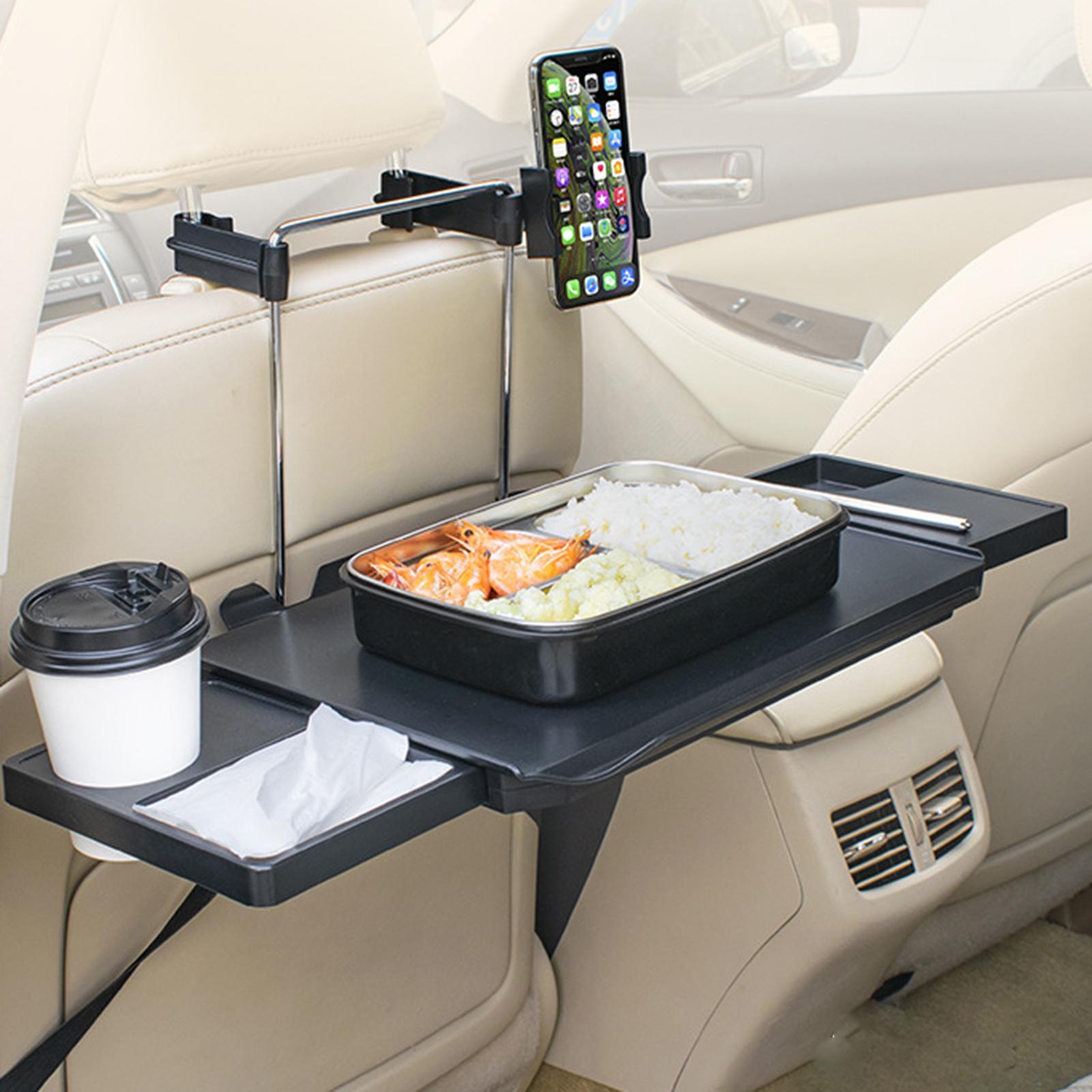 Car Steering Notebook Desk for Travel Accessories with Phone Clip