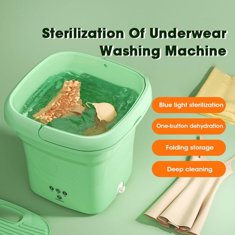 Máy Giặt Đồ Lót / Vớ Mini Có Thể Gấp Gọn Tiện Dụng Mang Theo Du Lịch