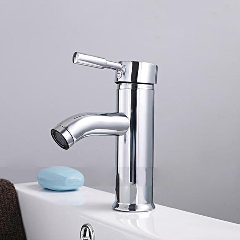 Vòi chậu rửa nóng lạnh TB02 hợp kim đồng mạ crom