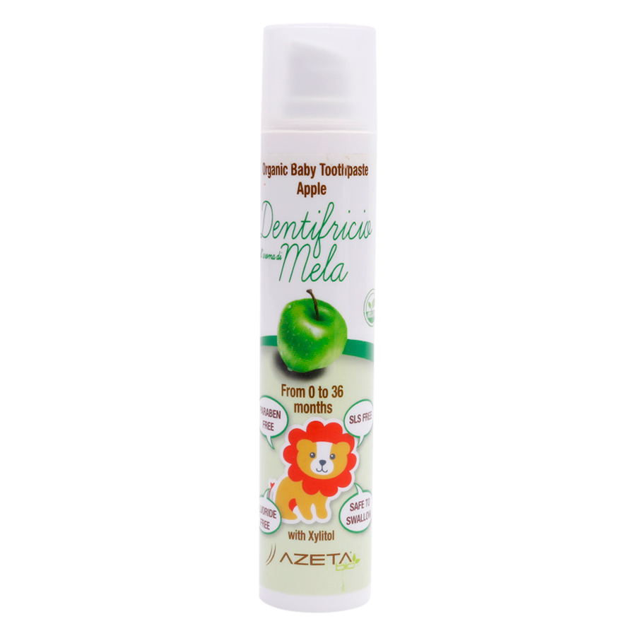 Gel Đánh Răng Vị Táo Organic Toothpaste Apple Azeta Bio GDR002