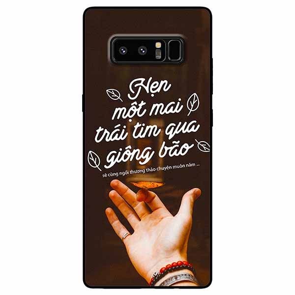 Ốp lưng in cho Samsung Note 8 Mẫu Hẹn Một Mai