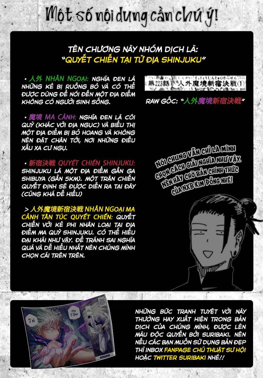 jujutsu kaisen - chú thuật hồi chiến chapter 223 19