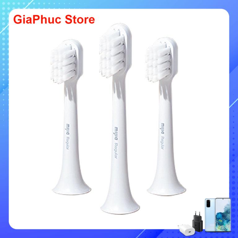 Combo 3 Đầu Thay Thế Bàn Chải Điện Xiaomi Electric Toothbrush T200 - Hàng chính hãng