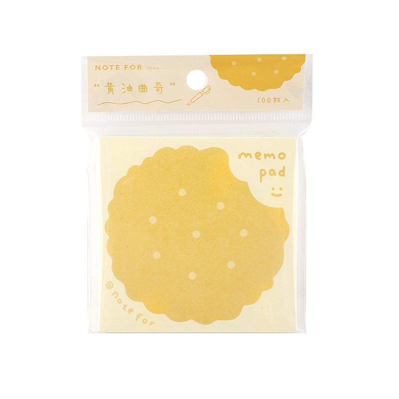 Giấy Note - Set 100 Tờ Memo Pad Vuông NOTE FOR Pattern Cookie Flowers