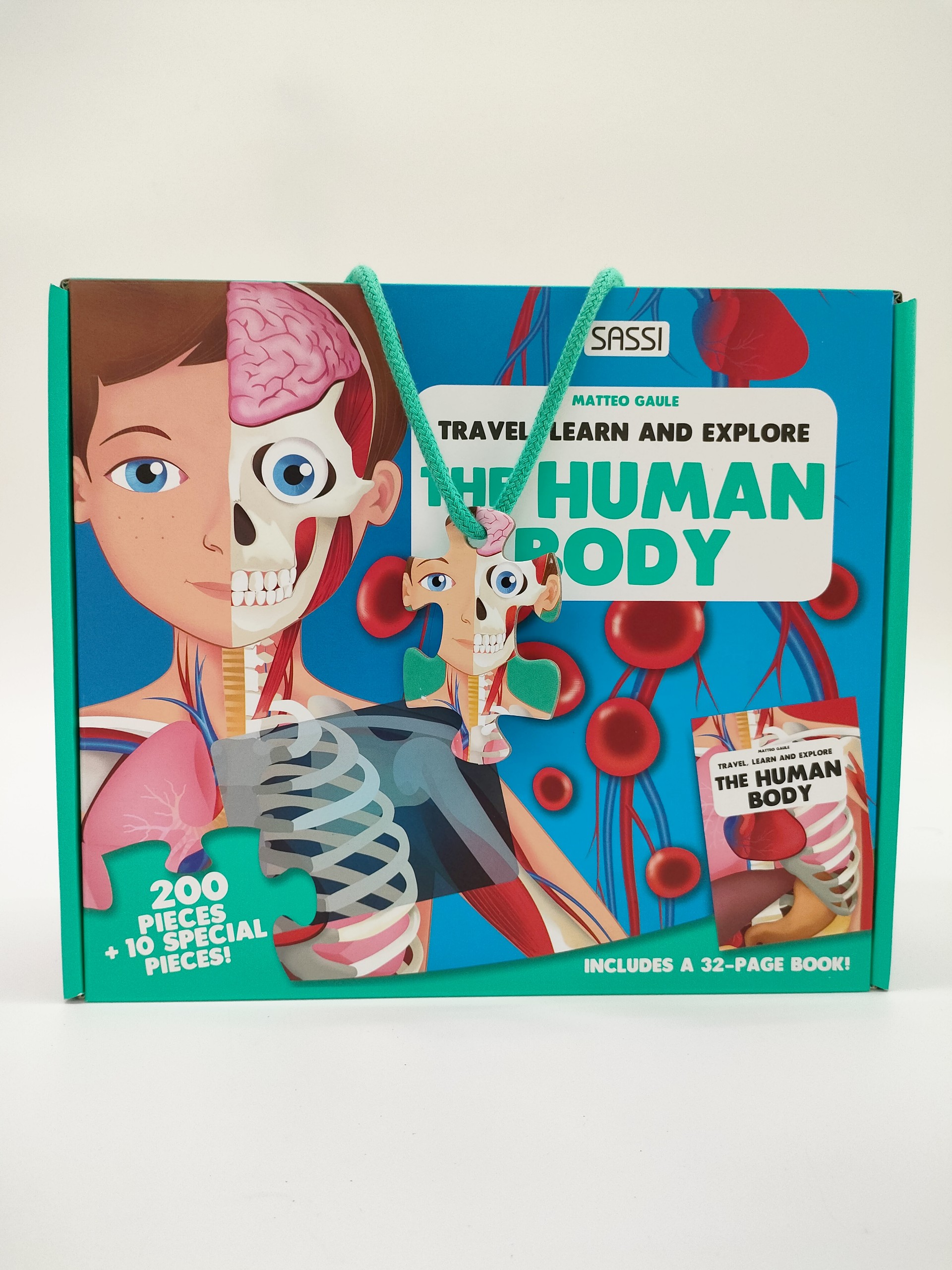 BỘ GHÉP HÌNH PUZZLE KÈM SÁCH KHÁM PHÁ CƠ THỂ NGƯỜI TLE - Human Body