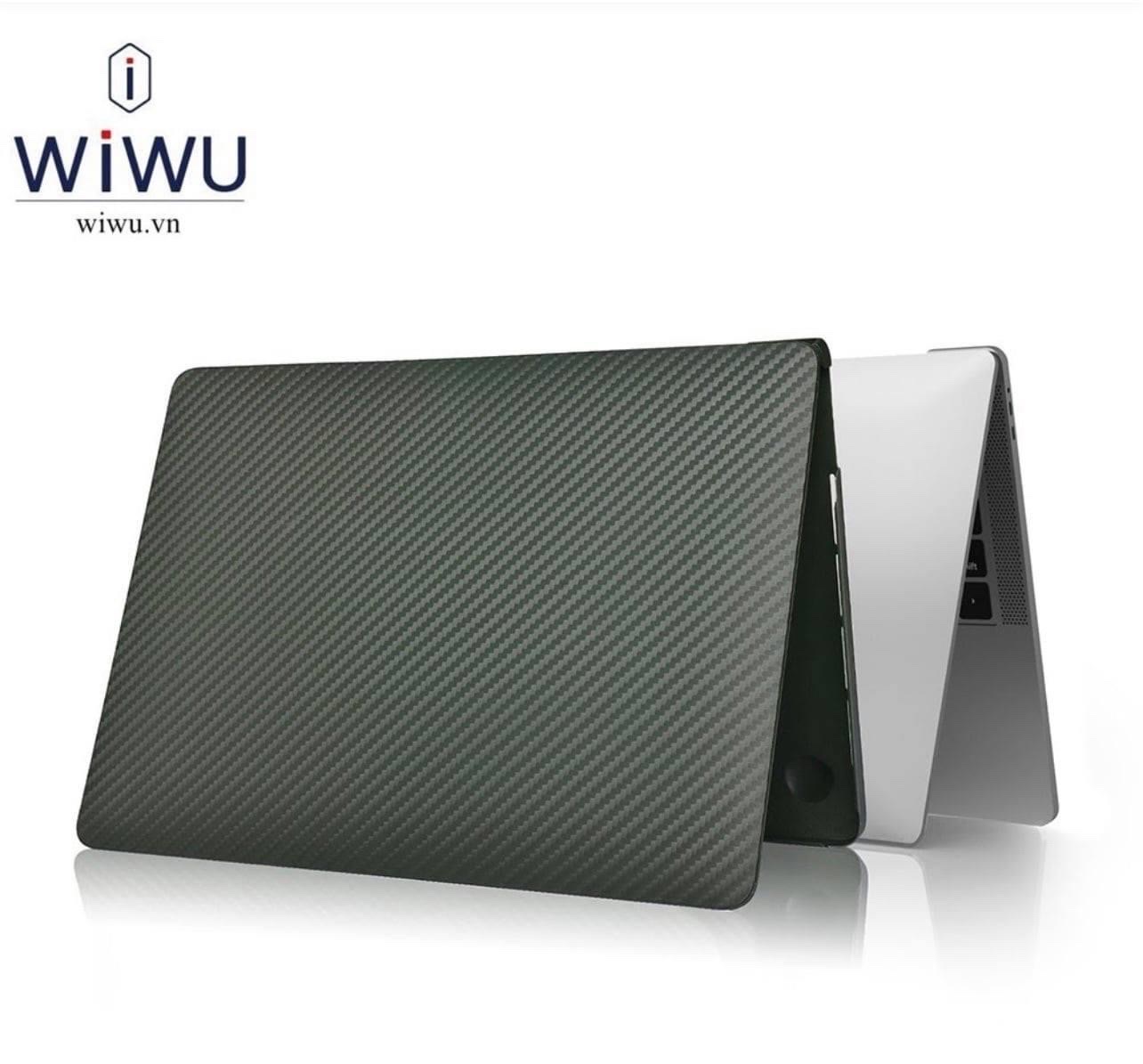 Ốp Cacbon Wiwu Ikalvar Dành Cho Macbook  Air / Pro 13.3 inch 2020 / 2021 / Macbook M1, Ốp Vân Carbon Siêu Mỏng Chống Sốc - Hàng Chính Hãng