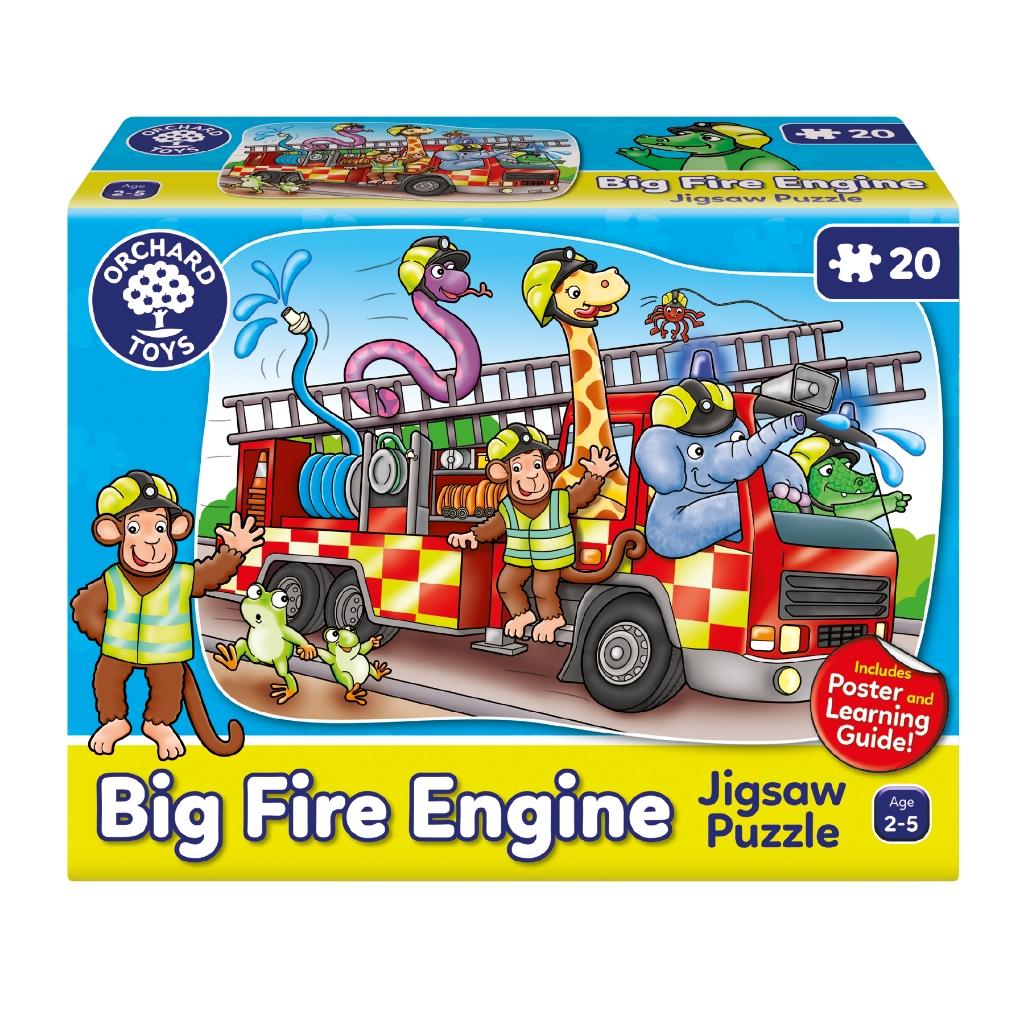 Bộ xếp hình Big Fire Engine - Orchard Toys giúp trẻ thêm kiến thức cuộc sống và khả năng quan sát