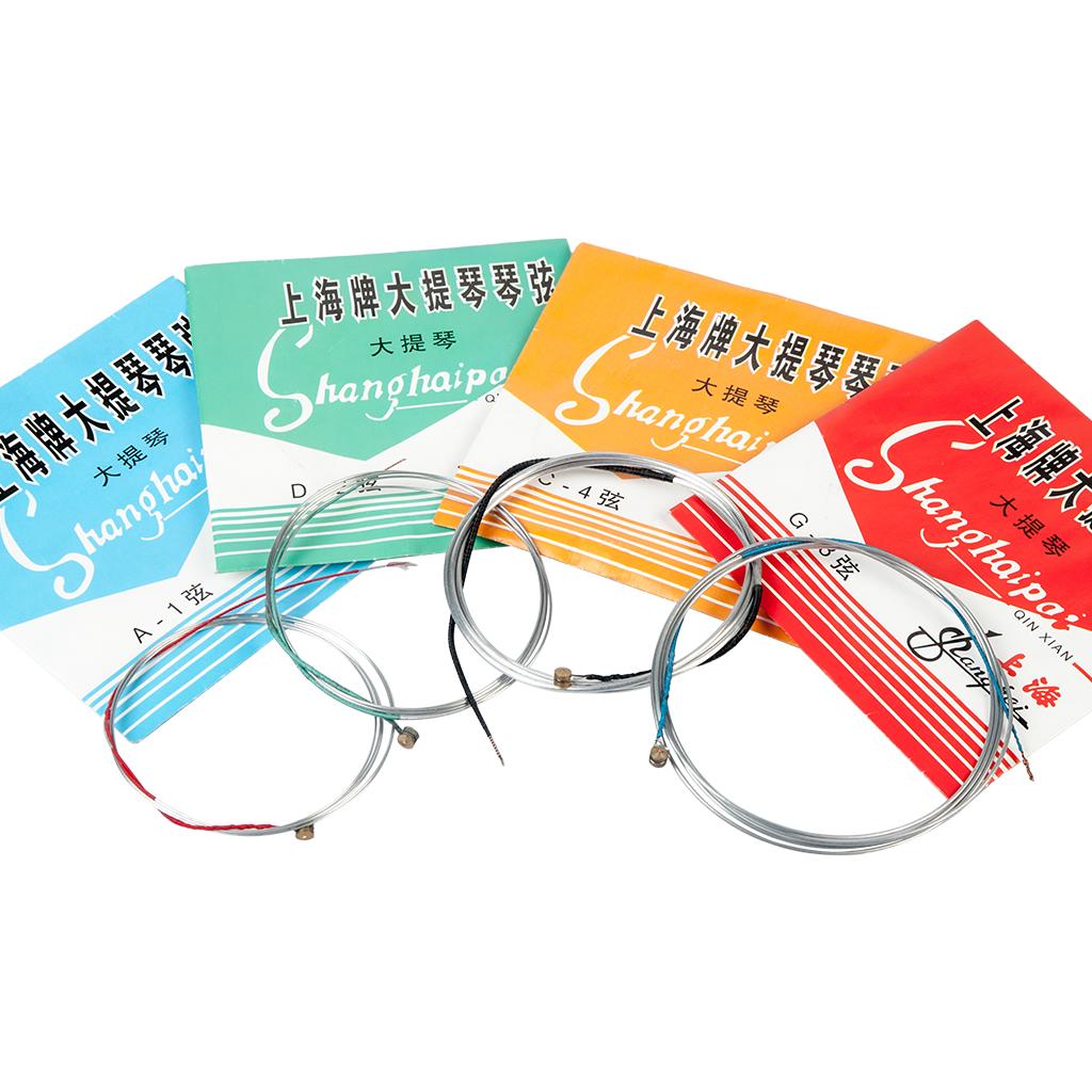Sunnimix Thượng Hải CELLO Thép Không Gỉ Dây Bộ Cho CELLO Thay Thế Các Bộ Phận Phụ Kiện