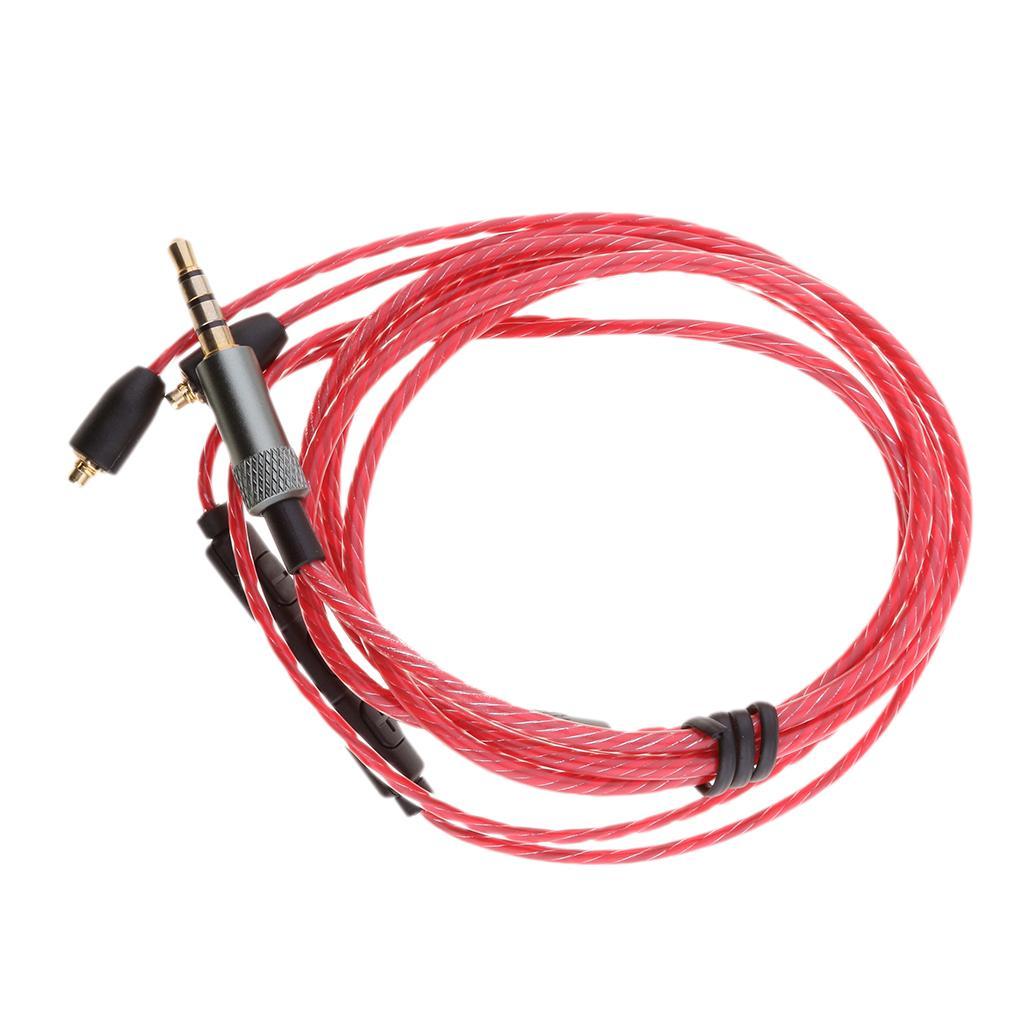 Replacement Audio Cable Mic &amp;Control for Shure SE215 SE315 SE425 SE535