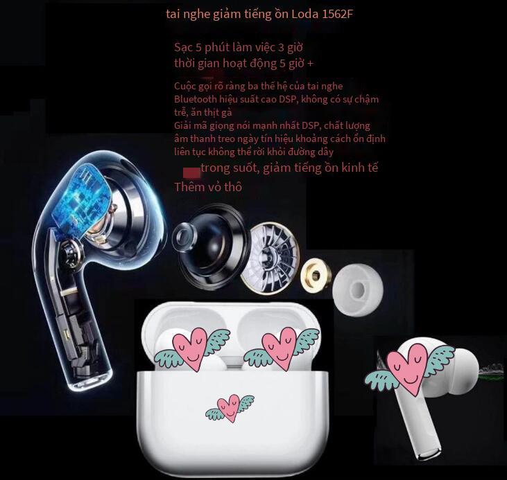 Đặc biệt cao cấp Luoda 1562a tai nghe bluetooth không dây thế hệ thứ hai thế hệ thứ ba thế hệ thứ tư giảm tiếng ồn chủ động âm thanh không gian âm thanh nổi chân thực