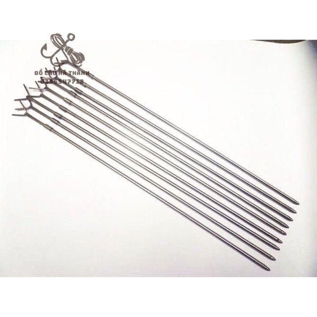 Chống cần câu cá chữ y 1m5 chống cần inox chống cần bọc đầu nhựa