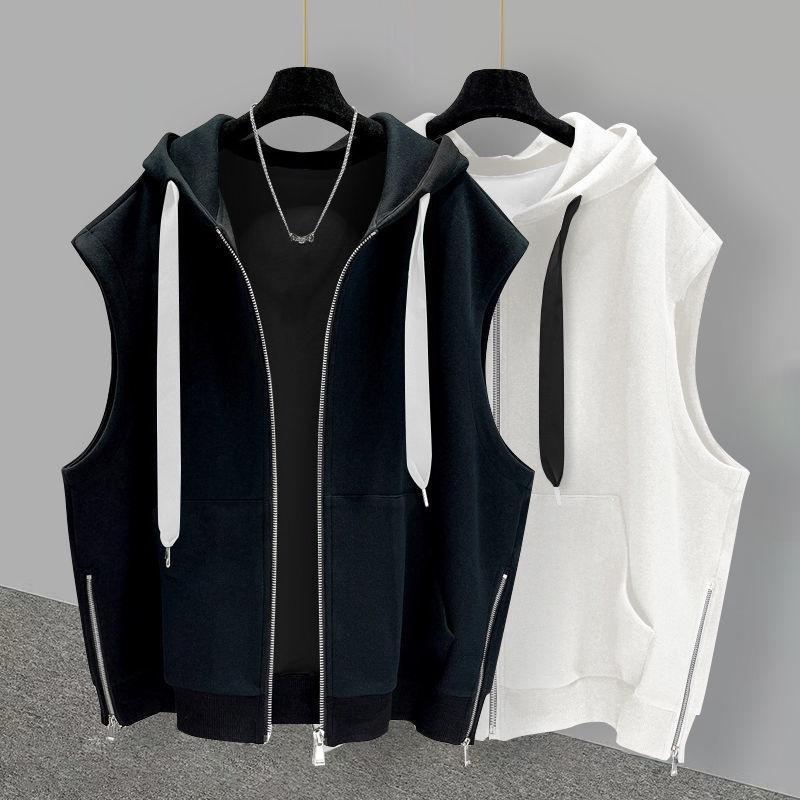 Áo hoodie, áo cộc có mũ chất liệu cotton mùa hè. thể thao mỏng ngắn tay hợp thời trang có khóa N1