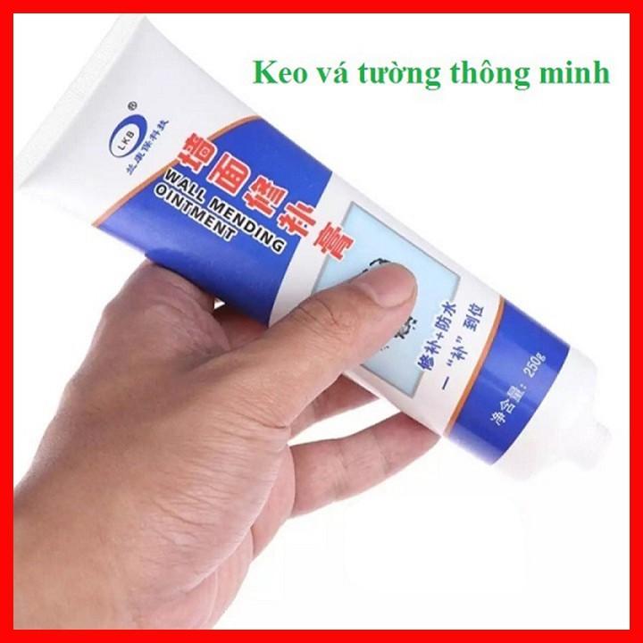 Tuýp Keo Vá Tường Tặng Kèm Dụng Cụ Trám Keo Trám Tường Trắng 250g