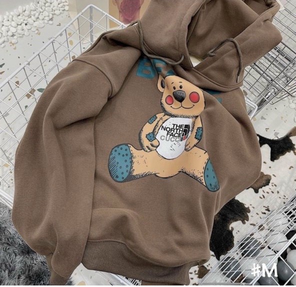Disney Nam Nữ Khoác Chuột Mickey Áo Khoác Hoạt Hình Tay Dài Thời Trang Có Mũ Nam Nữ, ÁO HOODIE COOL TEDDY CÁ TÍNH, ÁO GẤU BEARE MŨ NÂU, áo khoác hoodie beabe unisex oversize ulzzang  đáng yêu cực xinh mùa thu đông