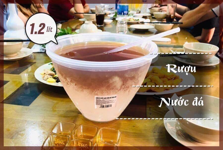 Bát Ướp Lạnh Rượu G7 Bát Đựng Rượu Nhựa Cao Cấp Made In VN Kèm Gáo Múc Tiện Lợi