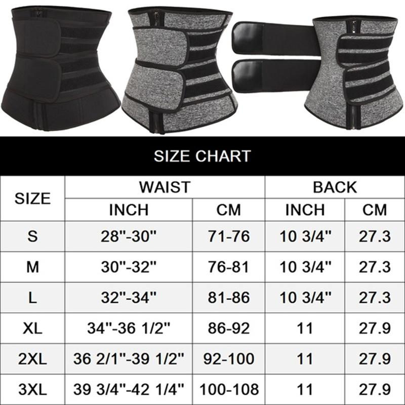 Neoprene Xông Hơi Eo Huấn Luyện Áo Mồ Hôi Dây Cho Nữ Giảm Cân Nén Tông Đơ Cắt Tập Luyện Thể Dục