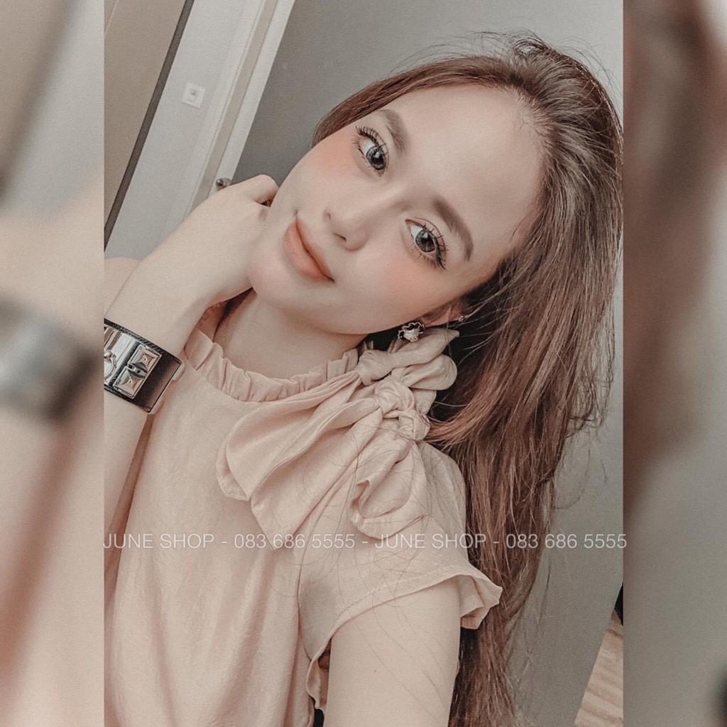 Váy bầu  tay bồng sang chảnh