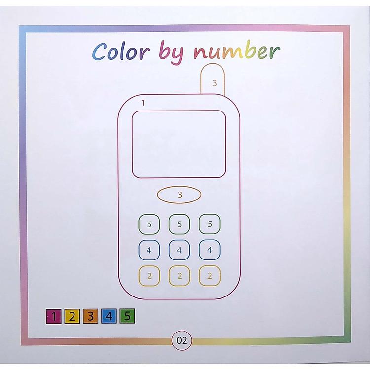 Sách Color By Number – Tô Màu Theo
