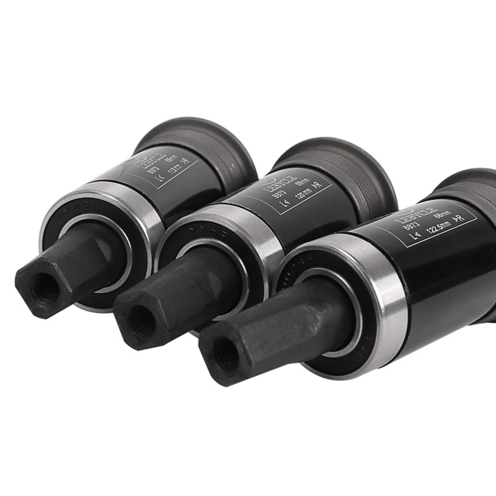 Bike Square Taper Cartridge Sealed Bearing Bottom Bracket for 68mm Frame Bicycle Threaded Bottom Brackets Replacement