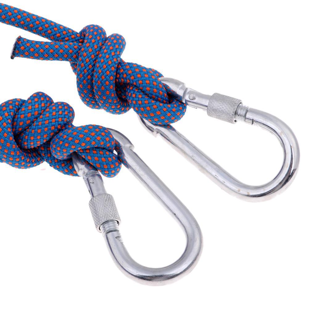 5M 10mm Outdoor Rock Climbing Rope Rescue Rappelling Safety Static Rope