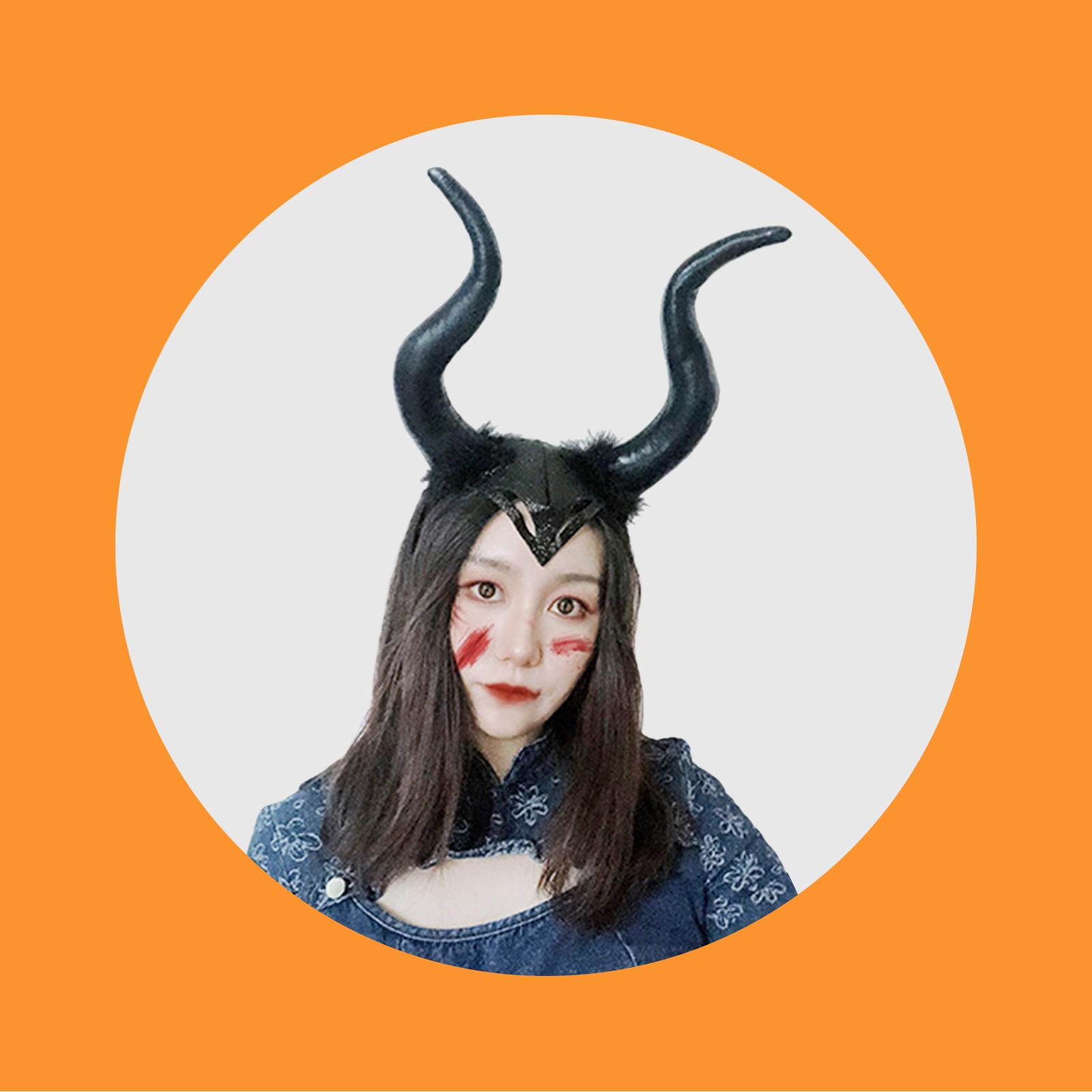 Băng Đô Sừng Ác Ma Hóa Trang Halloween