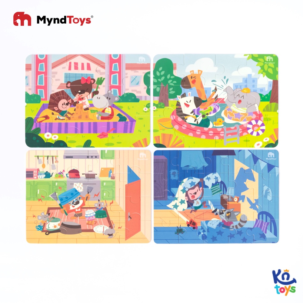 Đồ Chơi Xếp Hình MyndToys - GO UP! Puzzle – Level 2 – Frisky Baby (Cho Bé Từ 2 Tuổi)