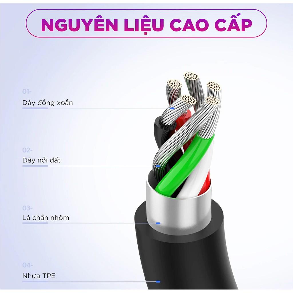 Dây USB đa năng 2 trong 1 đầu ra Micro-USB và USB Type-C UGREEN US142 - Hàng Chính Hãng