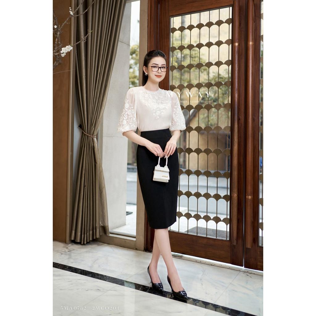 Áo Sơ Mi Nữ MY WAY Tay Bồng Lỡ Sang Trọng 5MA0782