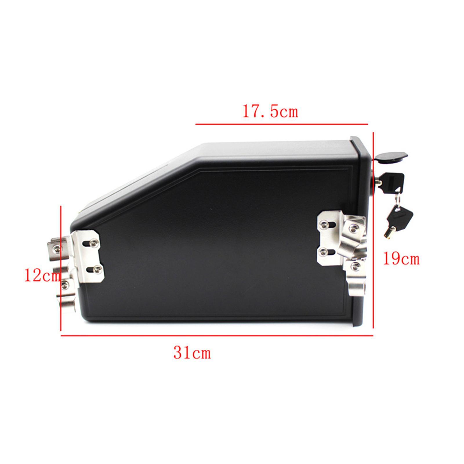 Motorcycle Box Left Side Bracket with Lock ABS 4.5L Toolbox for R1200GS