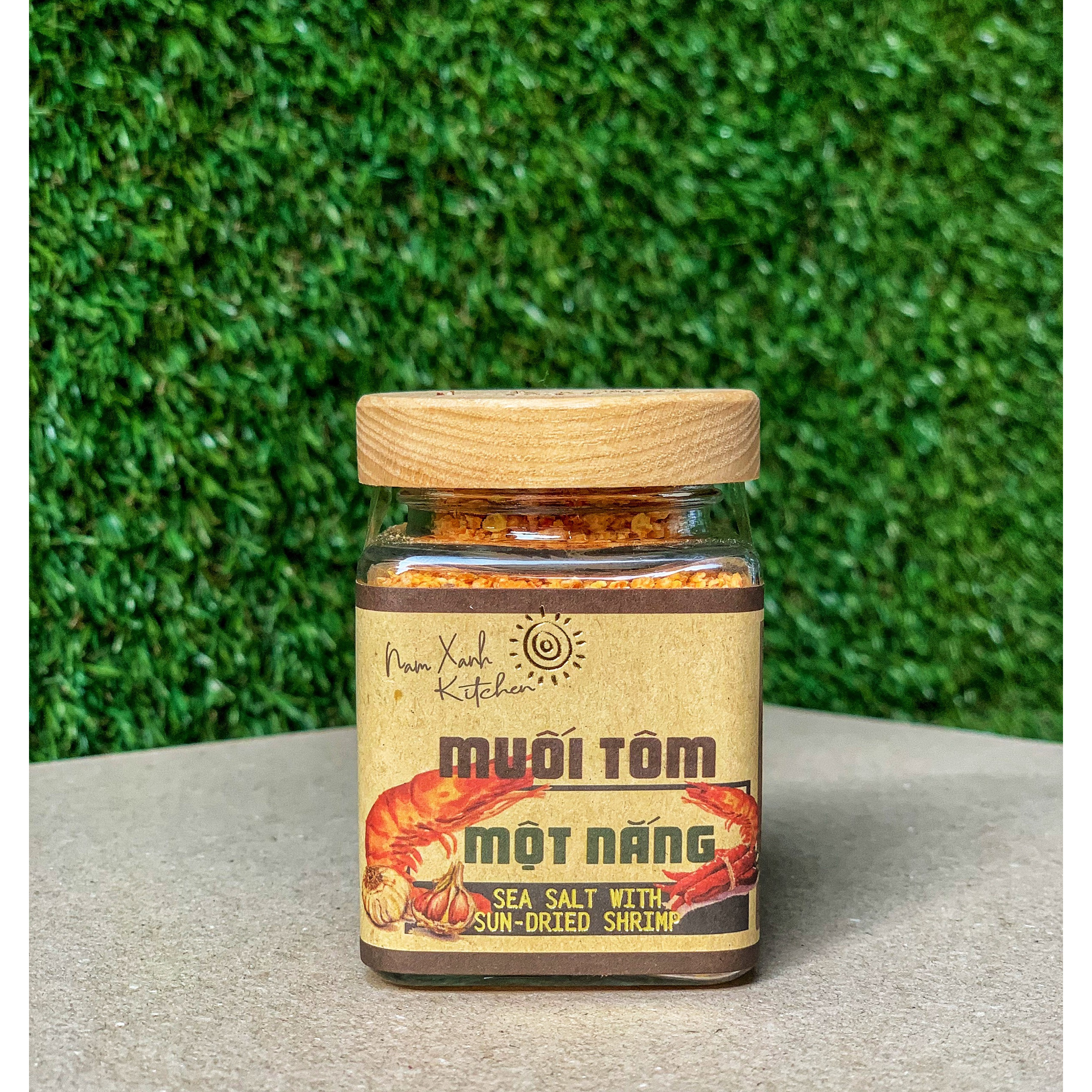 Muối Tôm Một Nắng 90g / Sea Salt With Sun And Dried Shrimp 90g