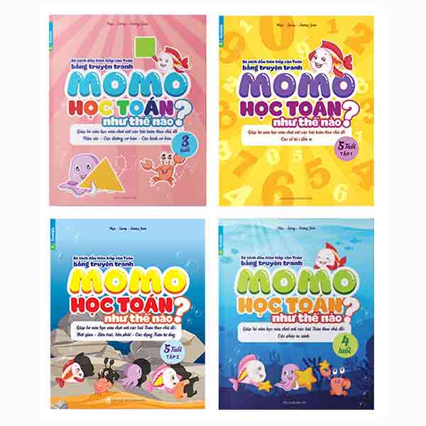 Combo Momo Học Toán Như Thế Nào (Bộ 4 Cuốn)