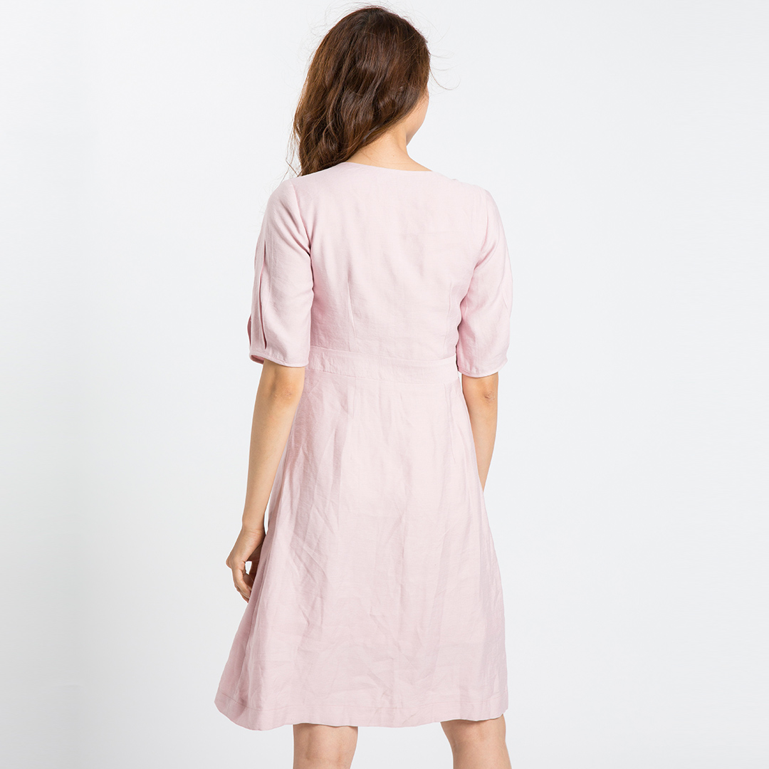 Đầm Ôm Ngực Hity DRE077 (Hồng Anh Đào Sakura)